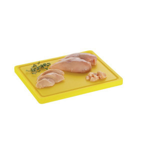 Tábua de Corte 325 x 265 mm - Amarelo - 20 mm de Espessura - Bartscher