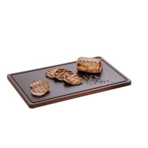 Plancha de Corte 530 x 325 mm - Marrom - 20 mm de Espessura - Bartscher