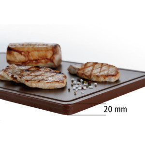 Plancha de Corte 530 x 325 mm - Marrom - 20 mm de Espessura - Bartscher