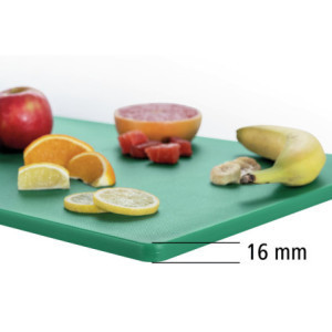 Plancha de Corte 600 x 400 mm - Verde - 16 mm de Espessura - Bartscher