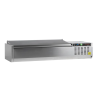 Saladette à Poser Couvercle Inox - Statique - 4 GN 1/3 - TEFCOLD