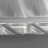Saladette à Poser Couvercle Inox - Statique - 4 GN 1/3 - TEFCOLD