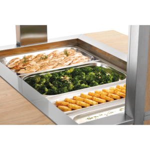 Chariot Buffet Quente - 3 x GN 1/1
