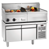 Mesa Refrigerada Positiva 2 Portas GN 1/1 com Base