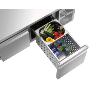 Mesa Refrigerada Positiva 2 Portas GN 1/1 com Base
