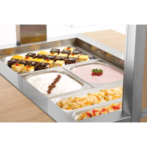 Chariot Buffet Quente - 3 x GN 1/1