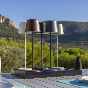 Plataforma de Carregamento por Indução para 6 Lâmpadas de Mesa - Kelly Plate - Lumisky