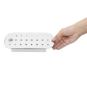 Egouttoir em Inox - GN 1/4 - Gastronoble