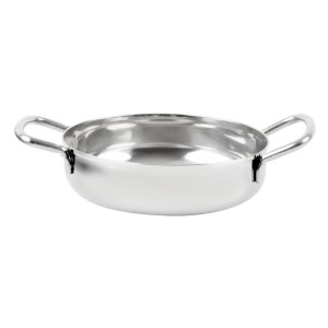 Prato em Inox Apresentação de Mesa 125 mm - Gastronoble