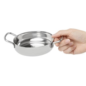 Prato em Inox Apresentação de Mesa 125 mm - Gastronoble
