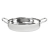 Plat em inox Apresentação de Mesa 180 mm - Gastronoble