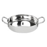 Plat em inox Apresentação de Mesa 180 mm - Gastronoble