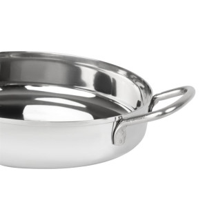 Plat em inox Apresentação de Mesa 180 mm - Gastronoble