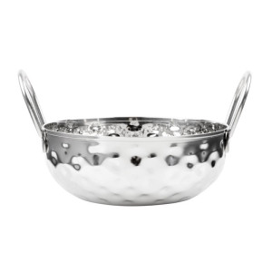 Plat Kadai Martelado em Inox Apresentação de Mesa 150 mm - Gastronoble