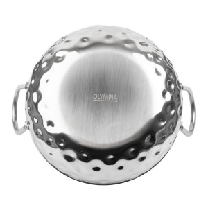 Plat Kadai Martelado em Inox Apresentação de Mesa 150 mm - Gastronoble