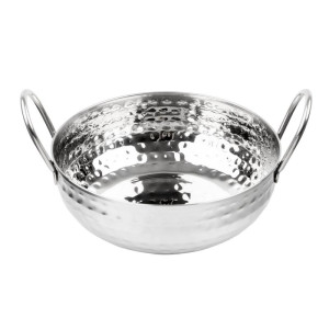 Plat Kadai Martelado em Inox Apresentação de Mesa 170 mm - Gastronoble