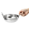 Plat Kadai Martelado em Inox Apresentação de Mesa 170 mm - Gastronoble
