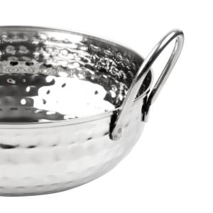 Plat Kadai Martelado em Inox Apresentação de Mesa 200 mm - Gastronoble