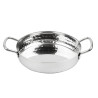 Prato em Inox Martelado Apresentação de Mesa 150mm - Gastronoble