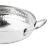 Prato em Inox Martelado Apresentação de Mesa 180mm - Gastronoble