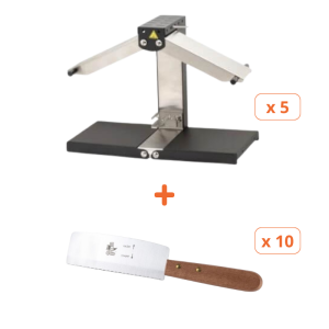 Pack Brezières Basalte e Facas para Raclette - Tellier