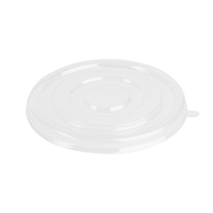 Tampas PET Fiesta Recicláveis para Tigelas de 400/500 ml - Conjunto de 50 - Gastronoble