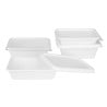 Tampas PET Fiesta Recicláveis para Bandejas de Bagaço - Lote de 100 - Gastronoble