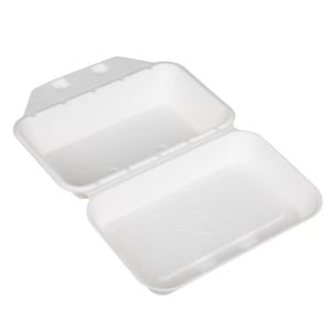 Barquetes Alimentares em Bagaço Fiesta Compostável 400x335mm - Lote de 200 - Fiesta Green
