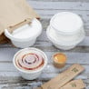 Bolsas em Bagasse Fiesta Compostável 900 ml - Lote de 50 - Gastronoble