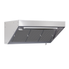 Hotte Snack 700 Led Sans Moteur Dynasteel - Comp. 1400 mm, Inox AISI304