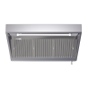Hotte Snack 700 Led Sans Moteur Dynasteel - Comp. 1400 mm, Inox AISI304