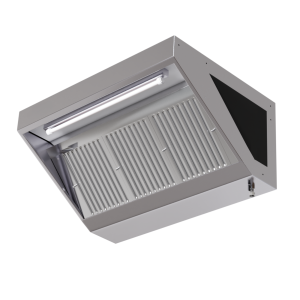Hotte Snack 700 Led Sans Moteur Dynasteel - Comp. 1400 mm, Inox AISI304
