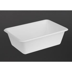 Barquettes Alimentaires en Bagasse Fiesta Compostable 800ml - Lot de 100 - Fiesta Green