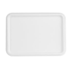 Compostable Bagasse Lids for Trays - Pack of 100 - Fiesta Green