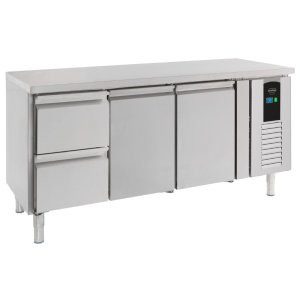 Mesa Refrigerada Positiva com 2 Portas e 2 Gavetas Energy Line - 291 L