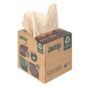 Cubo de Lenços Reciclados 100 Folhas - Lote de 36 - Jantex