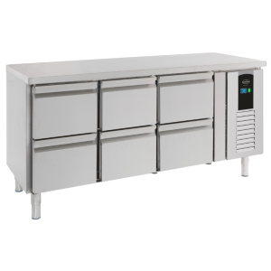 Mesa Refrigerada Positiva com 6 Gavetas Energy Line - 291 L