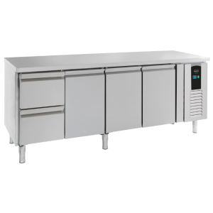 Mesa Refrigerada Positiva com 3 Portas e 2 Gavetas Energy Line - 393 L