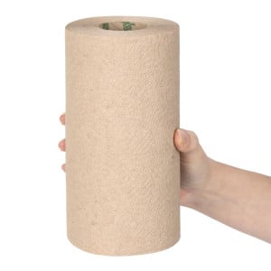 Rolos de papel toalha reciclado 75 folhas - Lote de 24 - Jantex