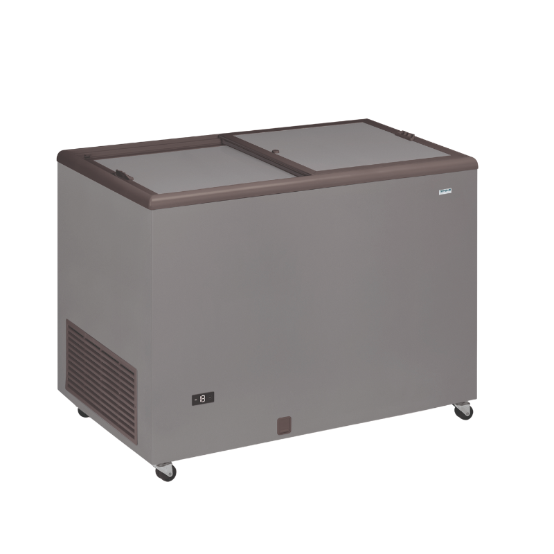 Congélateur Coffre Professionnel Inox et Couvercle Opaque - 400 L Congélateur Coffre Professionnel Inox et Couvercle Opaque - 400 L