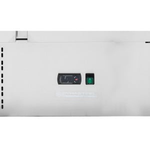 Mesa Refrigerada Positiva com Backsplash - 2 Portas e 2 Gavetas GN 1/2 - Dynasteel