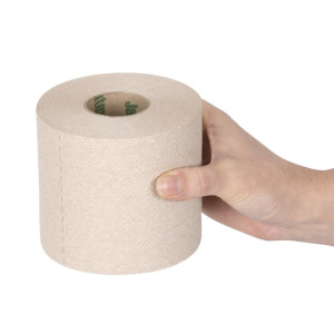 Recycled Toilet Paper Rolls 3 Ply 260 Sheets - Pack of 36 - Jantex