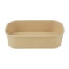 Rectangular Recyclable Food Trays 500 ml - Pack of 300 - Fiesta Green