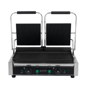 Grill Panini Duplo - Placas Ranhuradas - Dynasteel