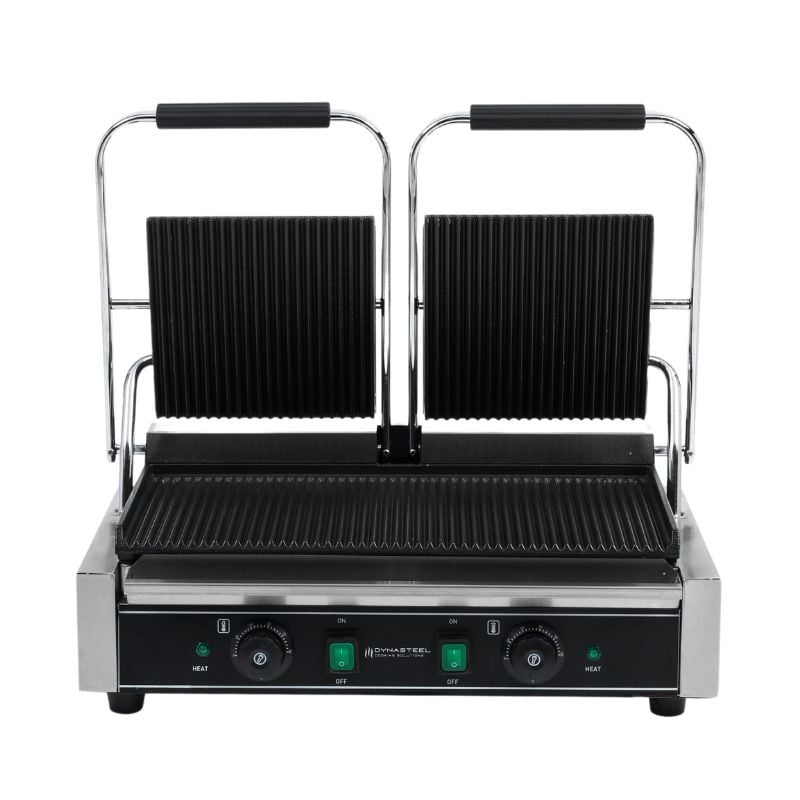 Grill Panini Duplo - Placas Ranhuradas - Dynasteel