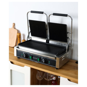 Grill Panini Duplo - Placas Ranhuradas - Dynasteel