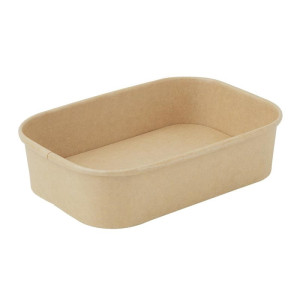 Barquettes Alimentaires Rectangulaires Recyclable 750 ml - Lot de 300 - Fiesta Green