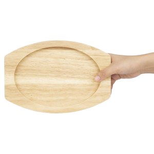 Tábua para Prato Oval em Ferro Fundido - 260x165 mm