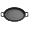 Prato Oval com Alças em Ferro Fundido - 180 x 120 mm