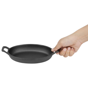 Prato Oval com Alças em Ferro Fundido - 180 x 120 mm